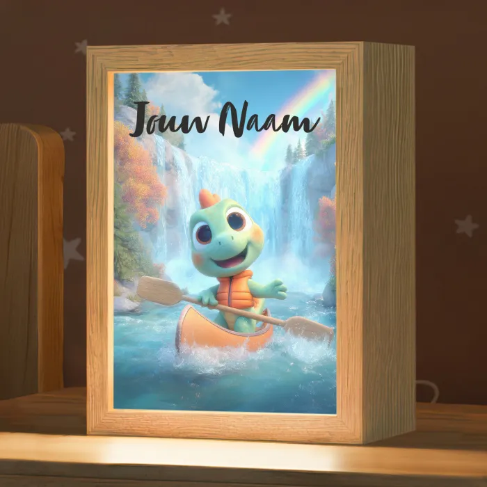 Dino - Natuur - Waterval Light Box met kabel (Kinderlampje) klein -zzz_3d_website