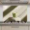 Matcha - Glas - Groen - Minimalistisch keuken achterwand spatscherm klein -3d_website