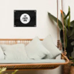 Quotes - Tekst - Oh happy day - Geluk tuinposter los doek klein -sfeer7