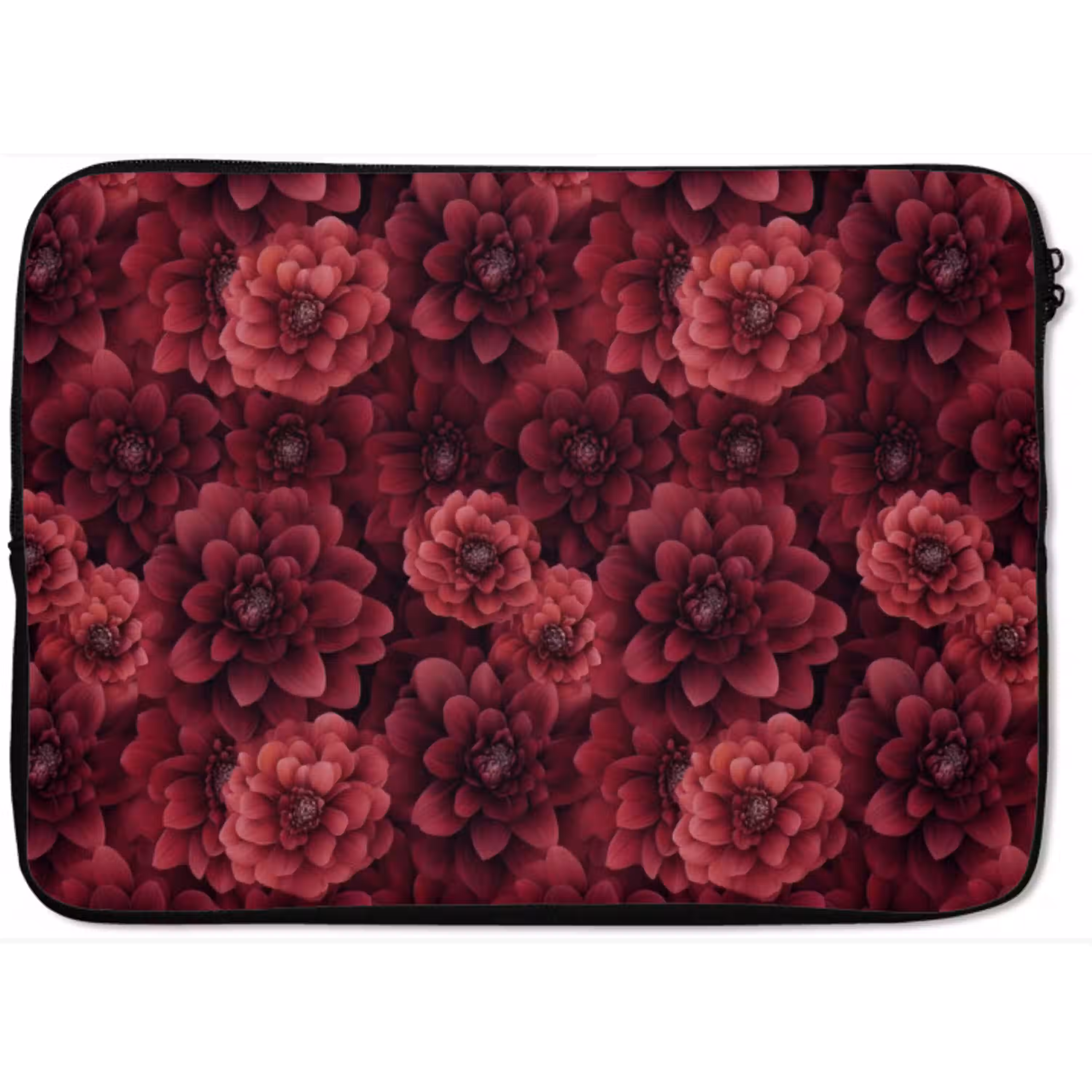Dahlias - Bloemen - Rood laptophoes neopreen klein 279 -zkaufland3dotto