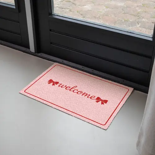 Welkom - Strik - Roze Deurmat klein -sfeer2