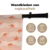 Zee - Dieren - Roze - Krab Wandkleed katoen klein 269 -sfeer2