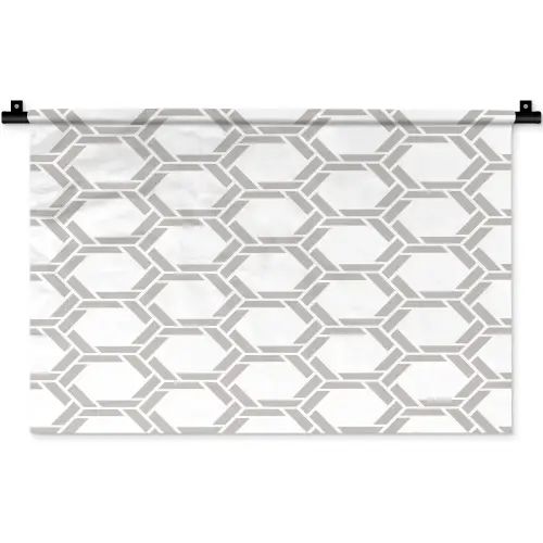 Grafisch - Patroon - Modern Wandkleed katoen klein 269 -zz3d