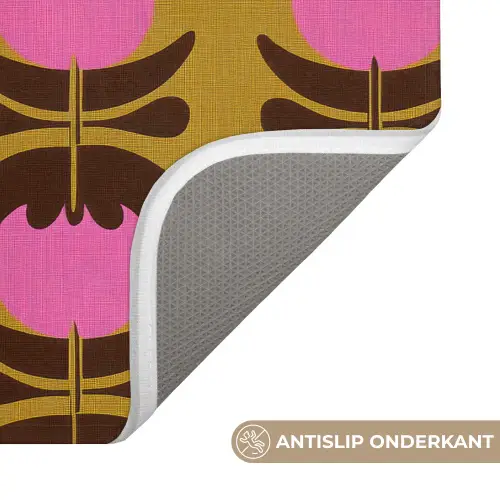 Abstract - Bloemen - Roze Badmat klein 997 -USP_AntislipNL