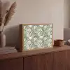 Botanisch - Bloemen - Groen Light Box met batterij (Wandlamp) middel 907 -sfeer2