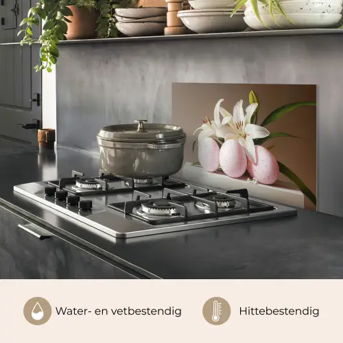 Lelies - Eieren - Pasen keuken achterwand spatscherm klein -usp_NL