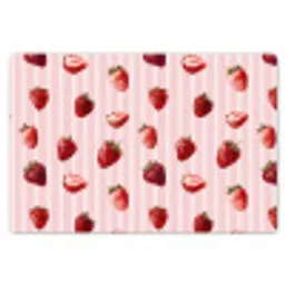 Strepen - Aardbei - Roze Placemat vinyl groot 368 -zzsfeer1_Kitchenyeah-website