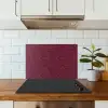 Bladeren - Patroon - Paars keuken achterwand spatscherm klein 900 -sfeer2