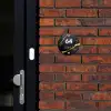 Goud zwart marmer - Modern Naambord Rond klein -sfeer1-rond-XS