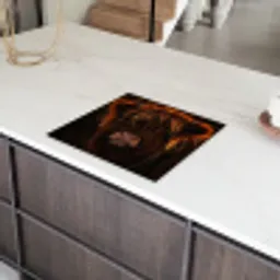 Vurige Manen Inductie beschermer vinyl 3mm middel -sfeer8