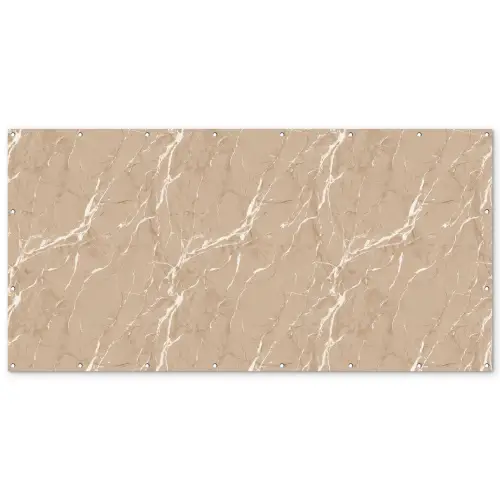 Beige - Marmer - Organisch - Wit Balkonbeschermer Duitsland klein 596 -zz_3d