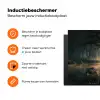 Hert - Bosbeek - Mystiek Inductie beschermer vinyl 3mm klein -zzzzzzz-td-ups