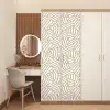 Abstract - Modern - Beige deurposter klein 289 -sfeer3