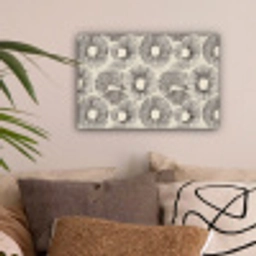 Cirkels - Patroon - Zwart canvas 2cm klein 34 -sfeer1