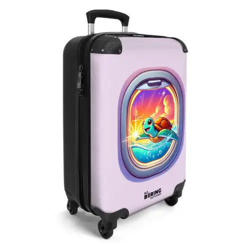 Sunset schildpad NBS - Handbagage koffer - Unisex middel -productfoto_3d