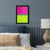 Strepen - Modern - Kleurrijk fotolijst zwart zonder passe partout klein -sfeer3