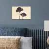 Bladeren - Minimalistisch - Zwart poster papier klein -sfeer2