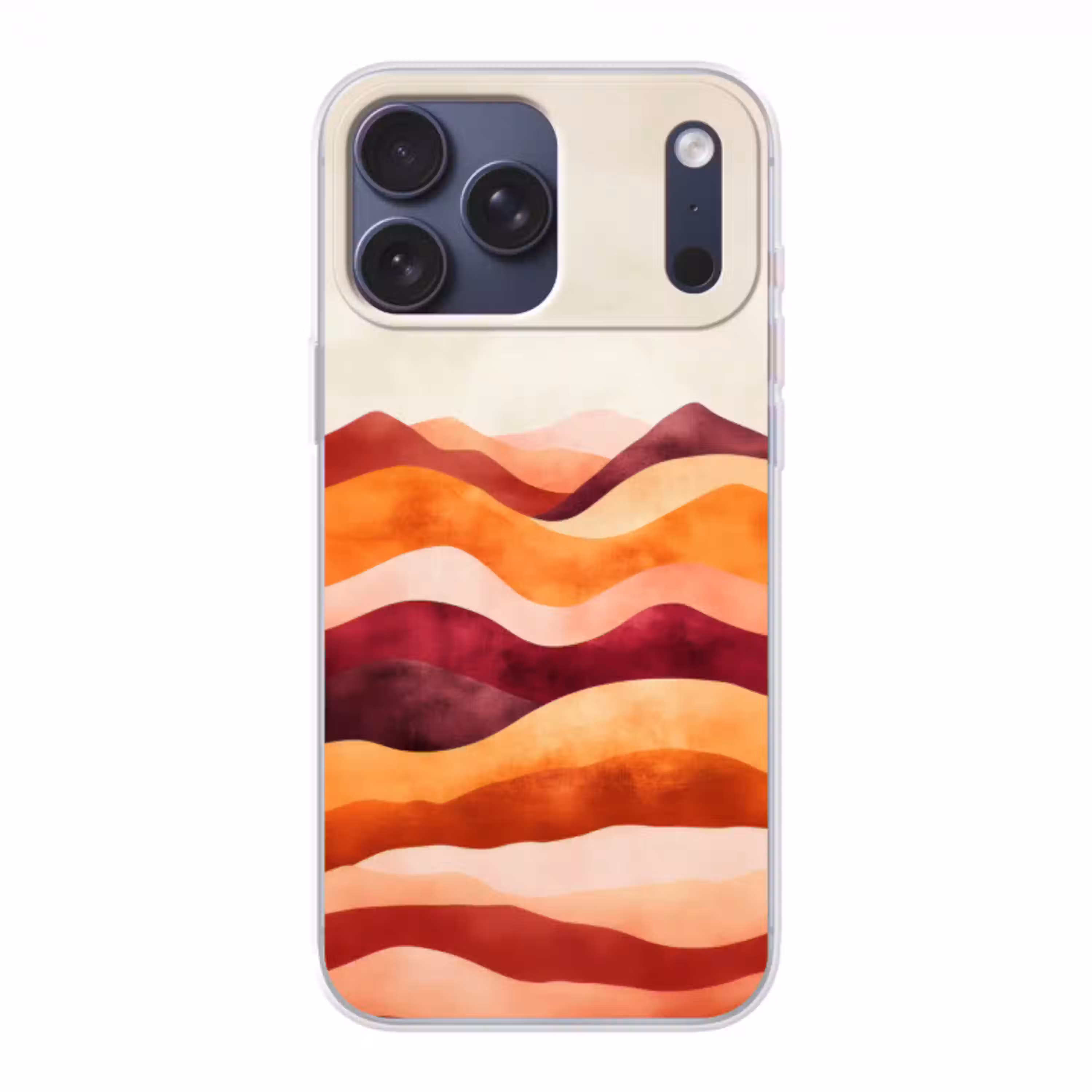 Abstract - Landschap - Golven Telefoonhoesje iPhone 17 Pro Max klein -3d