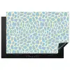 Giraf - Modern - Blauw Inductie beschermer vinyl 3mm klein 276 -3d
