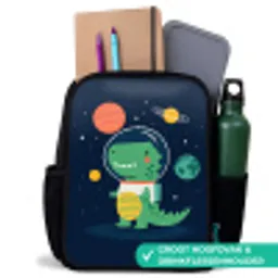 Dino - Ruimtepak - Planeten Rugzak - Zwart middel -inhoud_NL