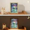 Alien - Groen - Planeten - Ruimte Light Box met kabel (Kinderlampje) klein -sfeer3_kind