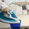Vaas - Blauw - Geblokt - Modern Wandkleed katoen klein -sfeer9