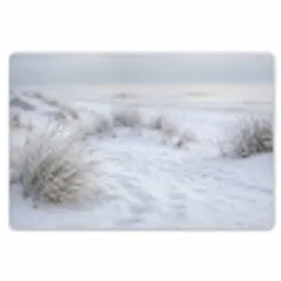 Duinen - Sneeuw - Strand - Winter - Serene Placemat vinyl groot -zzsfeer1_Kitchenyeah-website
