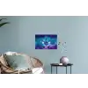 Eenhoorn - Sterrenhemel - Ster - Blauw Muursticker klein -plant