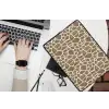 Giraf - Klassiek - Bruin laptophoes neopreen klein 279 -bureau