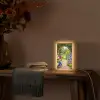 Doorkijk - Poort - Hortensia - Bloementuin Light Box met kabel (Tafellamp) klein -sfeer4