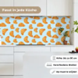 Croissant - Speels - Blauw keuken achterwand 2 middel 871 -sfeer4_DE