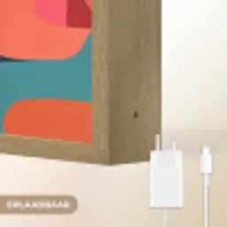 Vormen - Kleurrijk - Abstract - Vlakken Light Box met batterij (Wandlamp) middel -USP_websiteoplaadbaarNL
