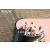 Margrieten - Boeket - Strikje - Roze Placemat vinyl groot -closeup