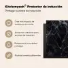 Bliksemschicht door Zwart Marmer Inductie beschermer vinyl 3mm middel -zzsfeer2_SP