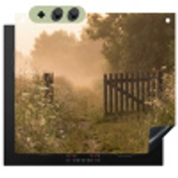 Hek - Natuur - Mist - Veld Inductie beschemer met haakjes middel -3d