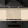 Parallelle lijnen - Lichte textuur - Beige keuken achterwand spatscherm klein -sfeer1