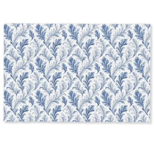 Frans - Citroen - Bladeren  - Blauw Deurmat klein 898 -zkaufland3d