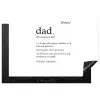 Spreuken - Papa definitie - Quotes - Dad Inductie beschermer vinyl 3mm klein -3d