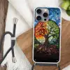 Boom - Seizoenen - Mozaïek - Bergen Hoesje iPhone 16 Pro Max met koord klein -sfeer4