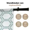 Patroon - Lijn - Design - Hexagon Wandkleed katoen middel 269 -sfeer2