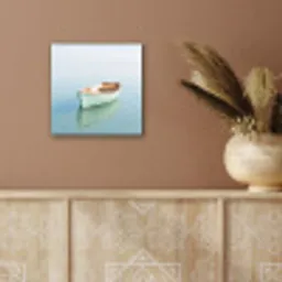 Minimalistisch - Boot - Zee aluminium wit klein -sfeer4