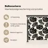 Modern - Monstera - Zwart Balkonbeschermer Duitsland klein 596 -specs_NL
