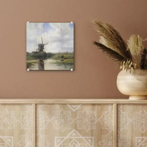 Molen - Willem Roelofs - Oude meesters - Kunst plexiglas 5mm klein -sfeer5