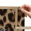 Luipaardprint - Bruin - Courage - Sierlijk Light Box met batterij (Wandlamp) middel -USP_websiteprintNL