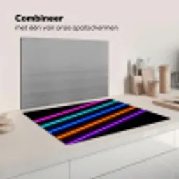 Esthetiek - Retro - Neon Inductie beschermer vinyl 3mm klein -wsfeer7_website