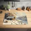 Winter - Sneeuw - Huis - Natuur Inductie beschermer vinyl 3mm klein -sfeer5