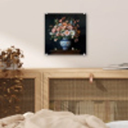 Hout - Vaas - Kleuren - Bloemen plexiglas 5mm klein -sfeer4