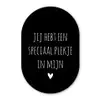 Spreuken - Een speciaal plekje in mijn hart - Quotes Wandcirkel Ovaal Forex klein -3d