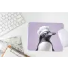 Pinguïn - Koksmuts - Lief - Paars muismat rubber klein -witbureau