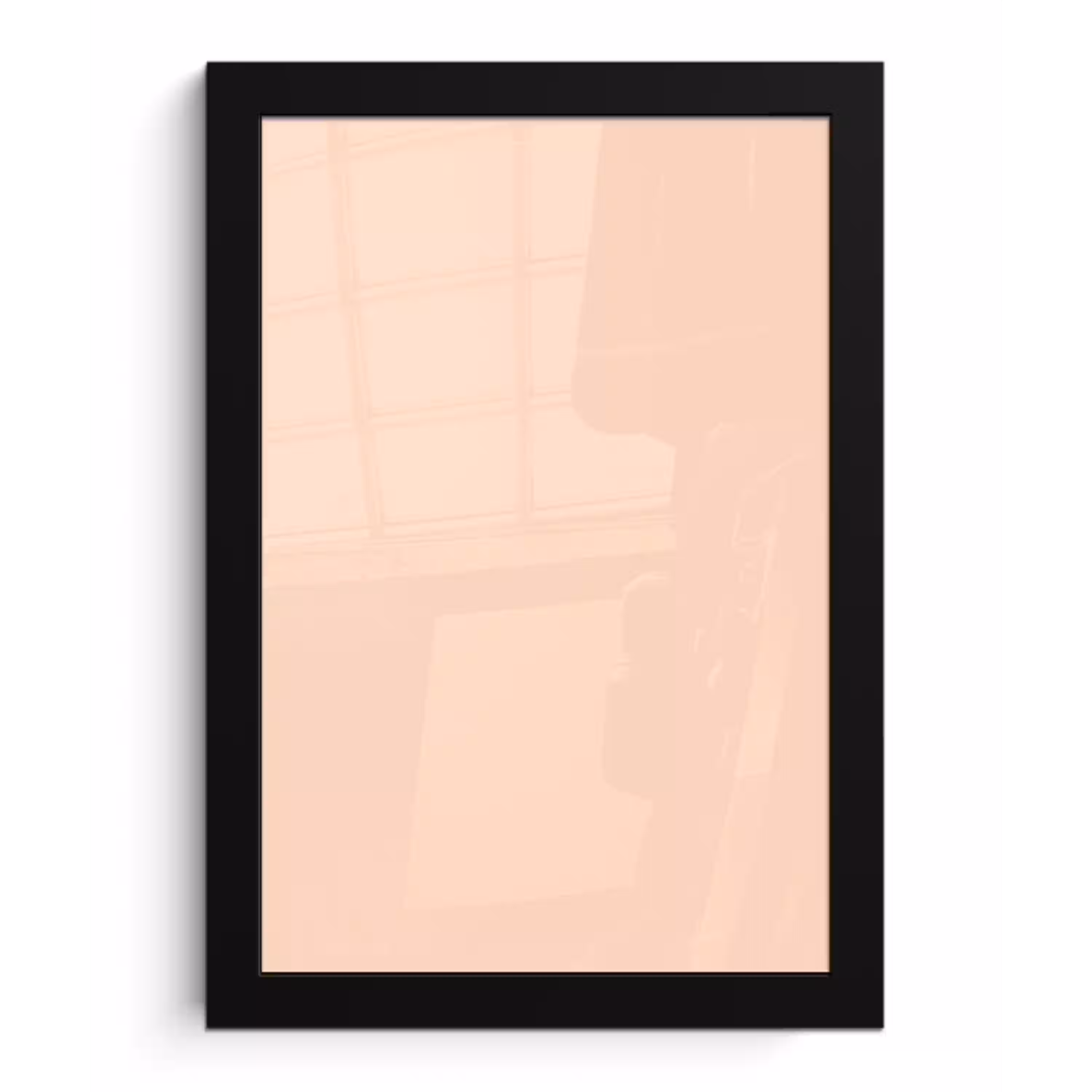 Pale - Peach - Nude fotolijst zwart zonder passe partout klein 224 -3d